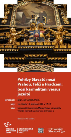 Pohřby Slavatů mezi Prahou, Telčí a Hradcem: bosí karmelitáni versus jezuité